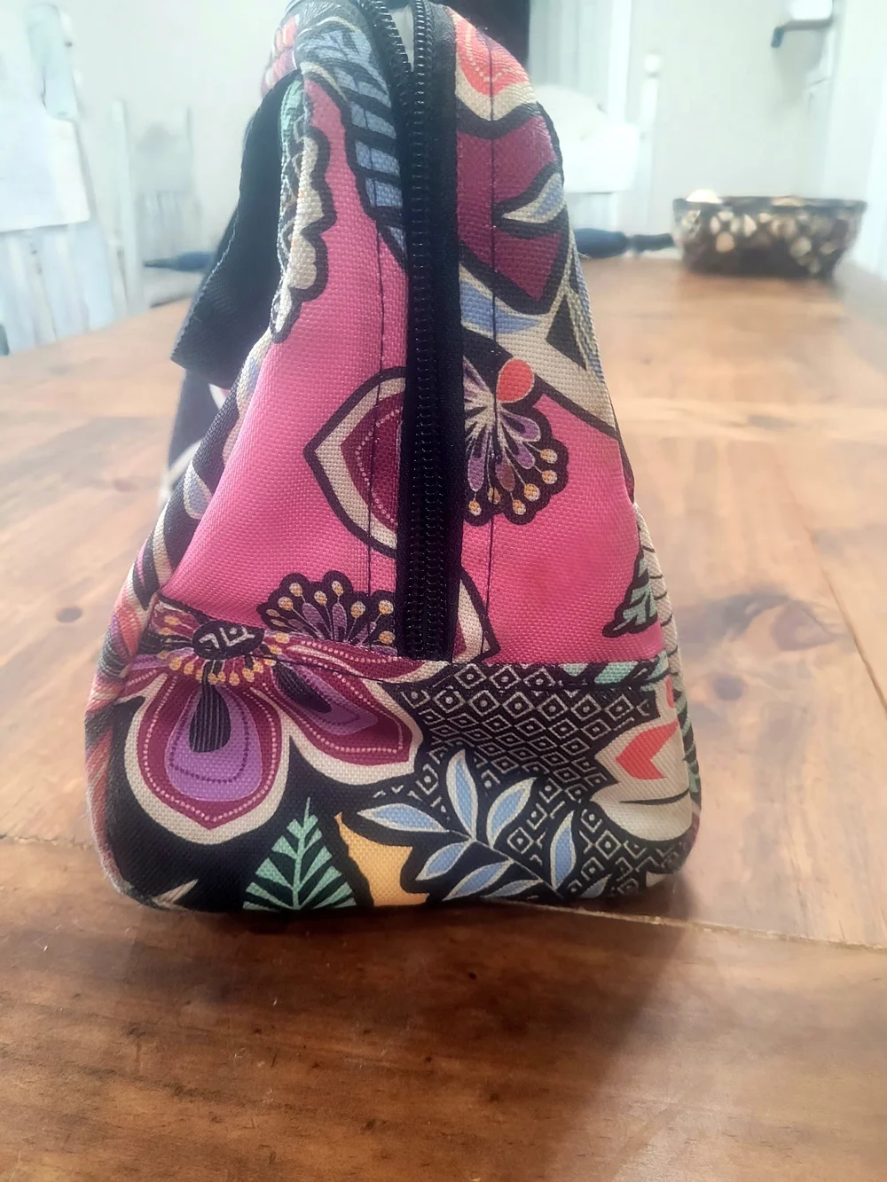 Vera Bradley Pink Floral Cosmetic Bag